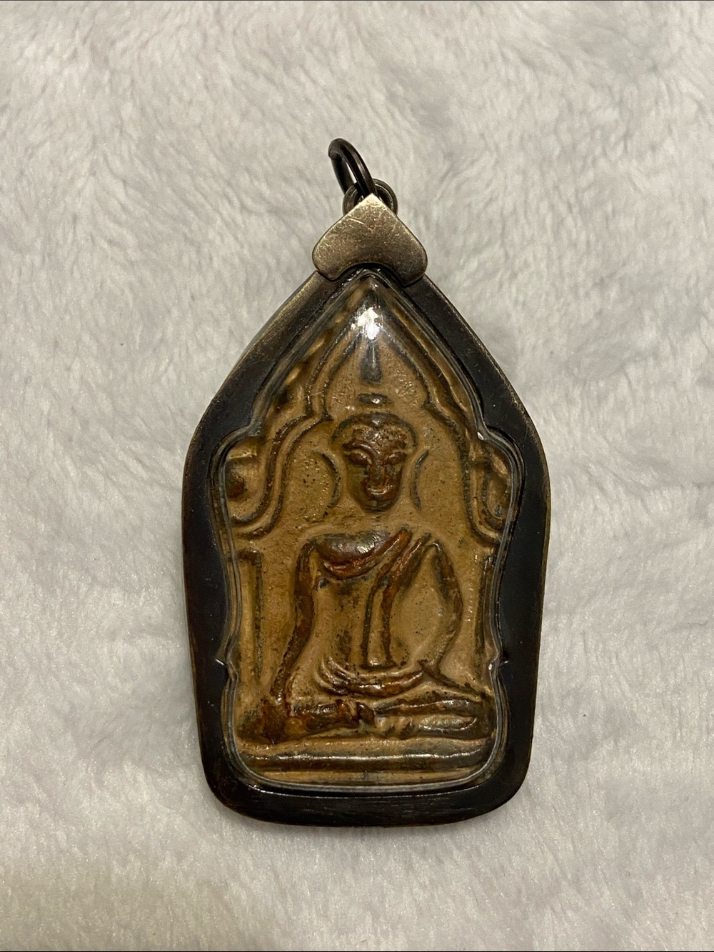 Vintage Phra Khun Paen Buddha Amulet Pendant